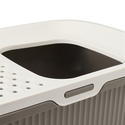 Savic Kattenbak Ease-In Wit / Mokka 58X39X39 Cm