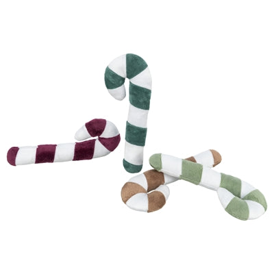 Trixie Xmas Candy Cane Kerststok Met Catnip Pluche Assorti 17,5 Cm