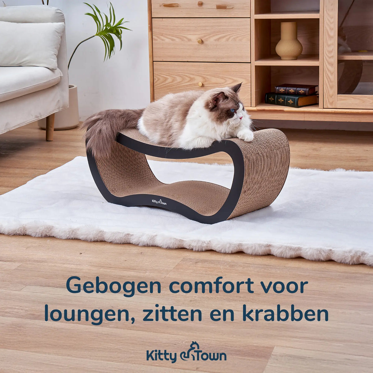Kitty Town Max L krabsofa donker — galerijfoto