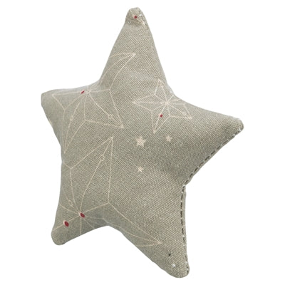 Trixie Xmas Speelkussen Ster Met Catnip Katoen Beige 10 Cm