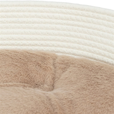Trixie Kattenmand Rond Wit / Lichtbruin 45X45 Cm