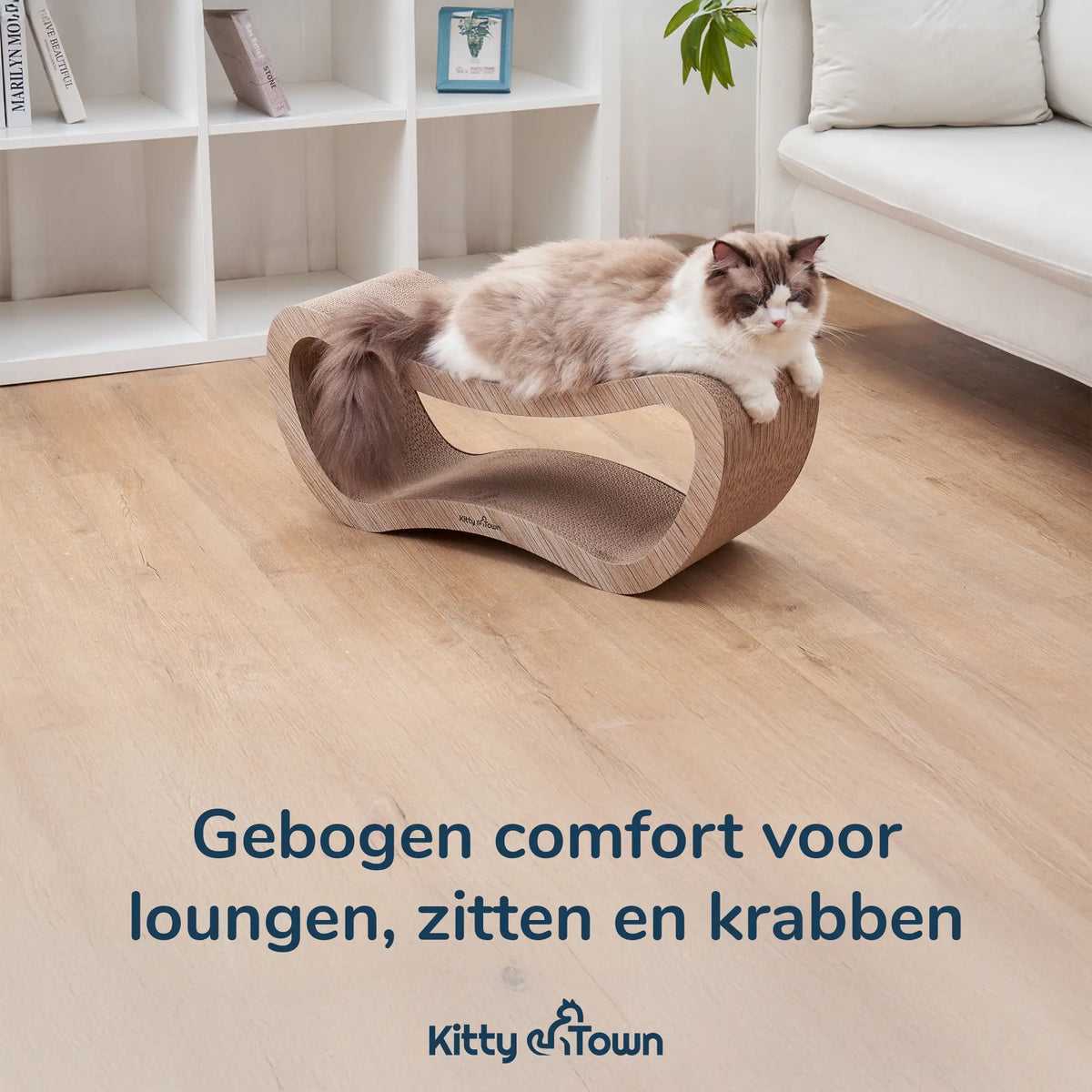 Kitty Town Max L hout in huis