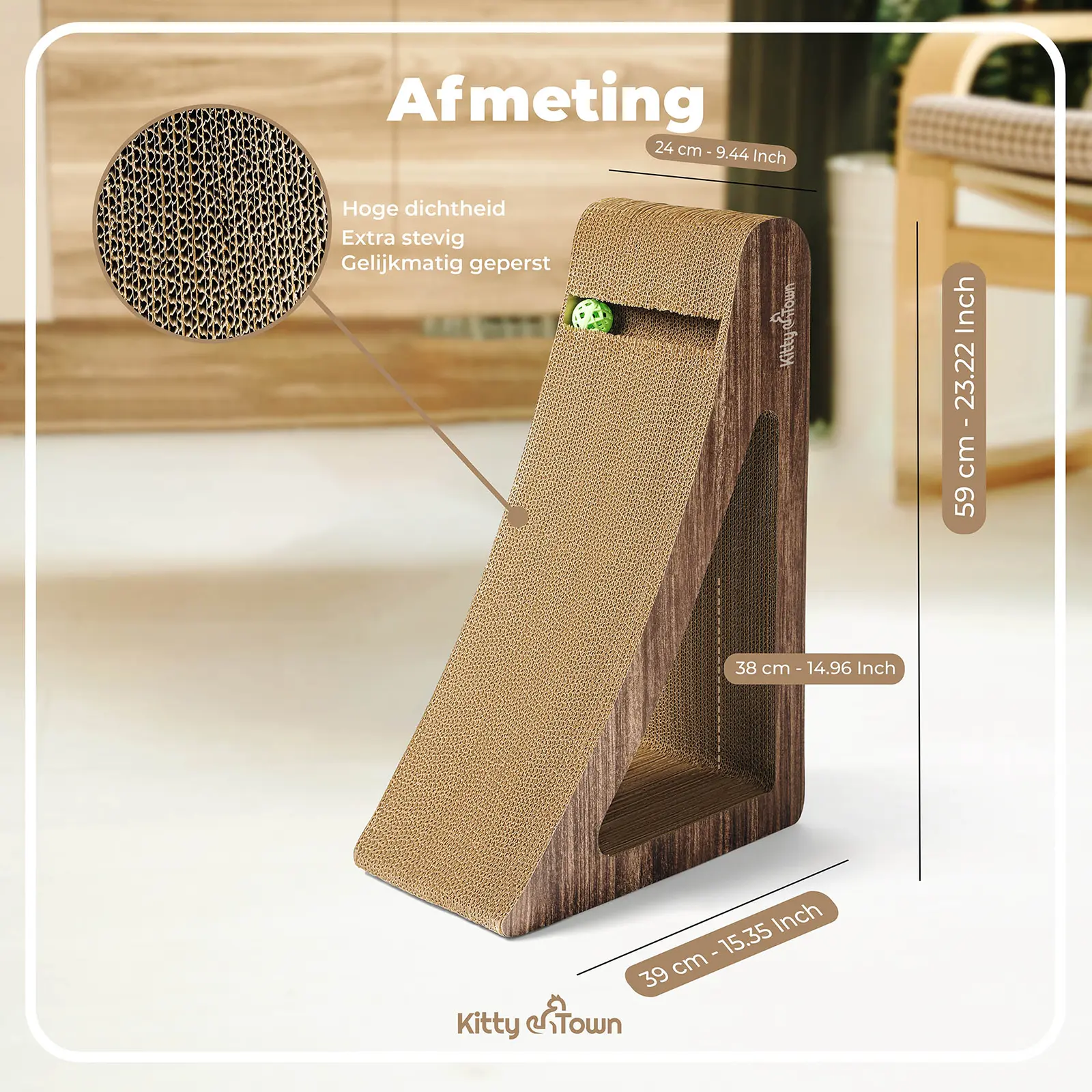 002 krabkarton krabplank kat Ivy L Tri D afmeting NL