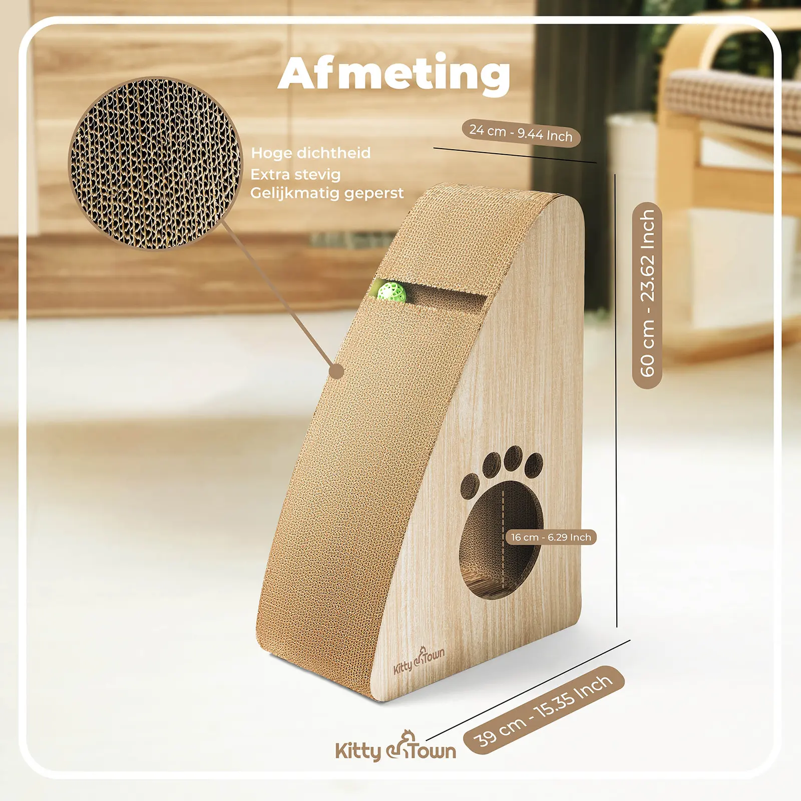 002 krabkarton krabplank kat Zoey xl Tr L NL